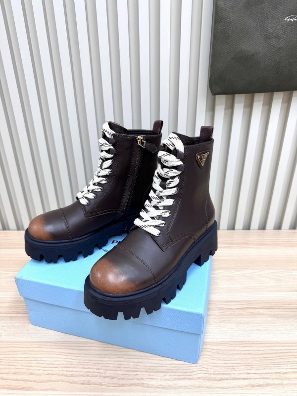 Prada 2025 SS Platform Martin Boots - LY0350