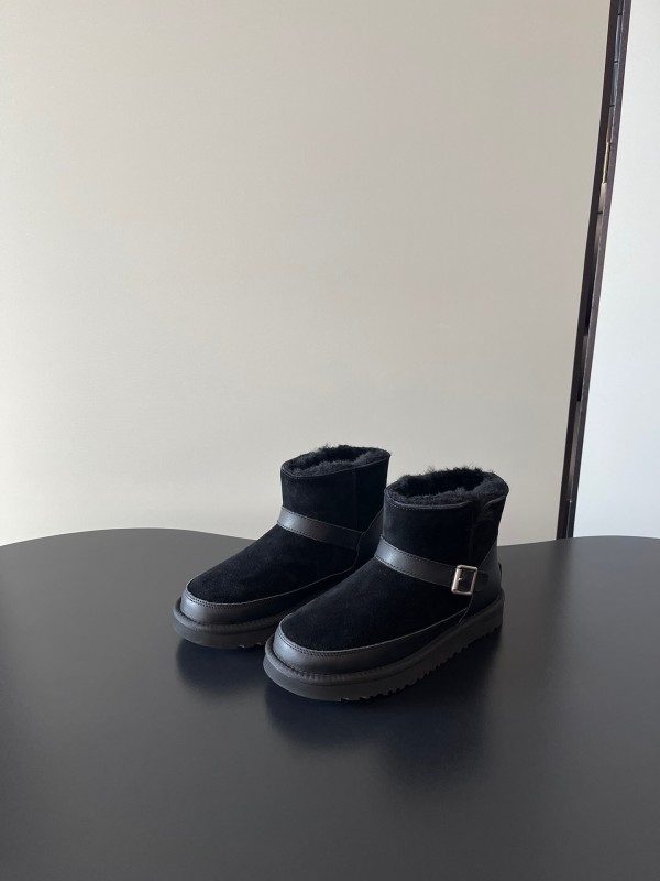 UGG 4512 Classic Buckle Flat Ultra Wool Anti-Slip Snow Boots - AS00290