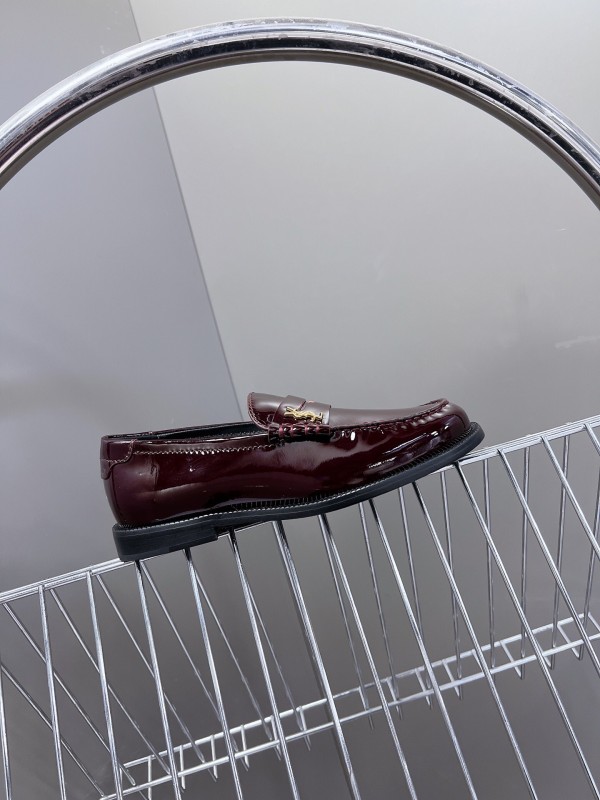 Saint Laurent 2025/SS Classic Loafer Leather Shoes - KFY00350