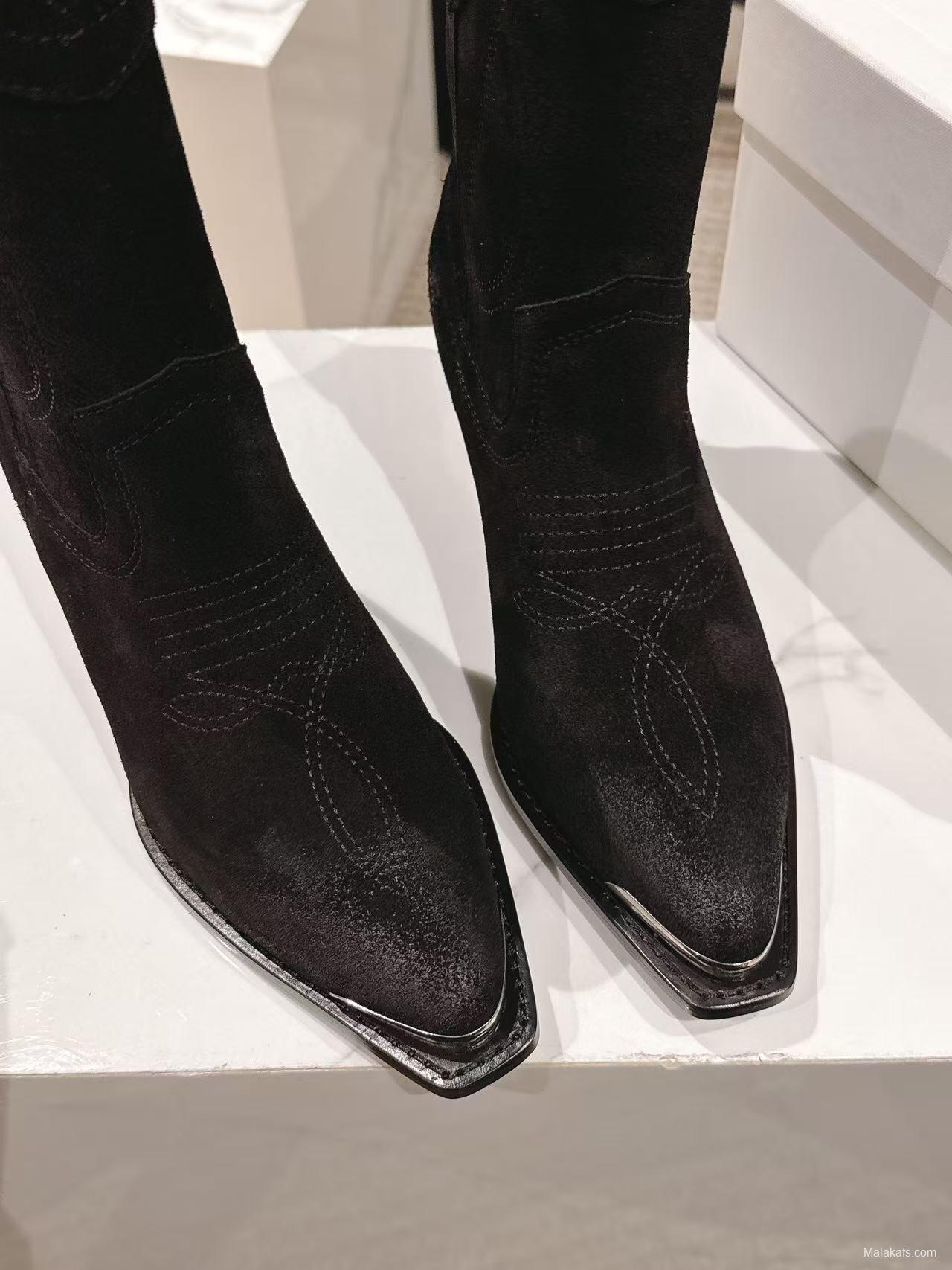 CELINE 2025 SS Fashion Boots with Arch of Triumph Logo - LY00440