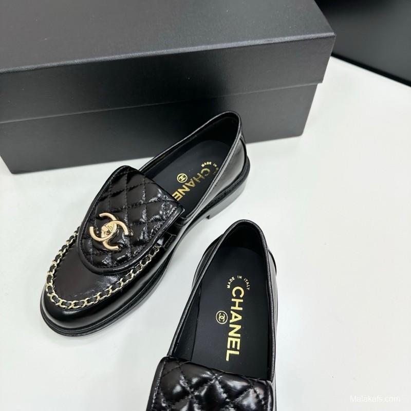 Chanel 2025 SS Classic Flap Chain Double C Loafers - LY00320