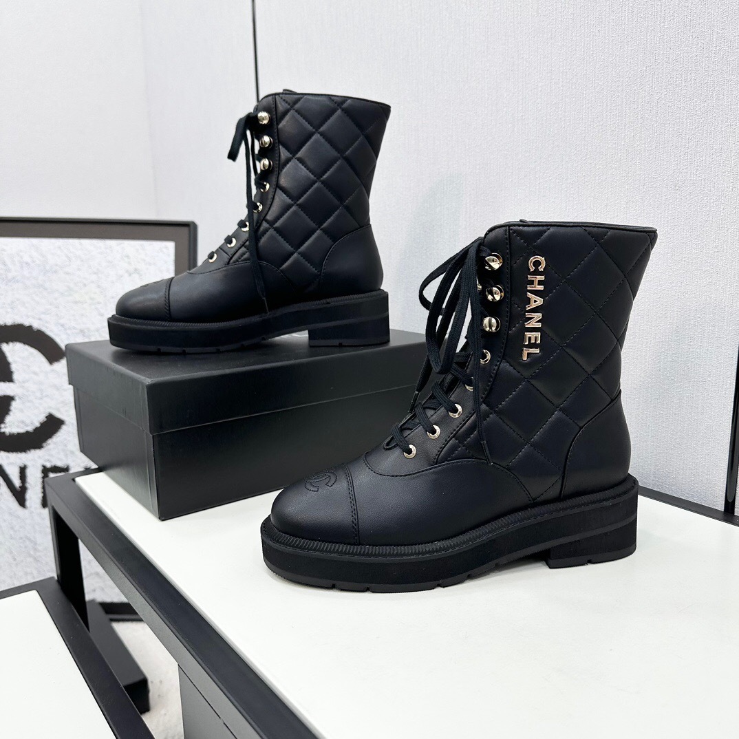 Chanel Fall/Winter Heavy-Duty Boots with Rubber Foam Sole - LY00380/LY00390