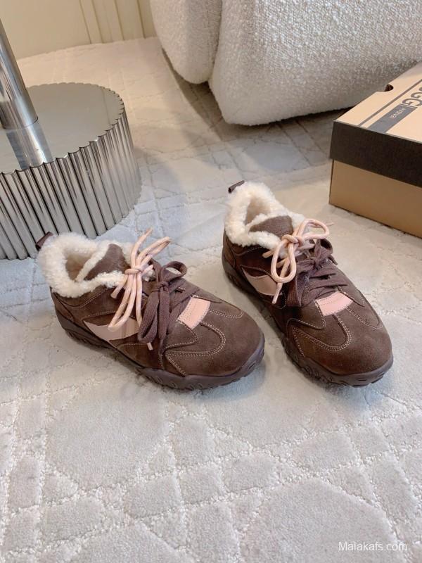 UGG 2025/SS New Wool Warm Platform Casual Shoes - AS00291