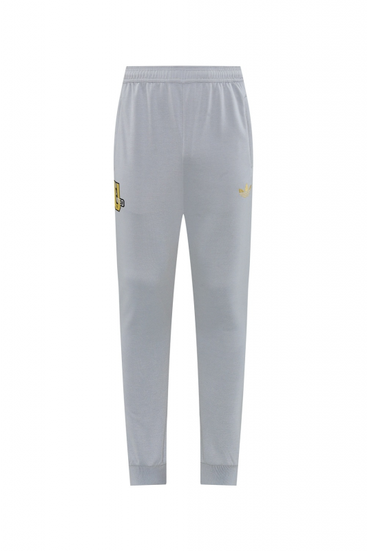 25/26 Manchester United Gray Half Zipper Jacket+Long Pants S-2XL