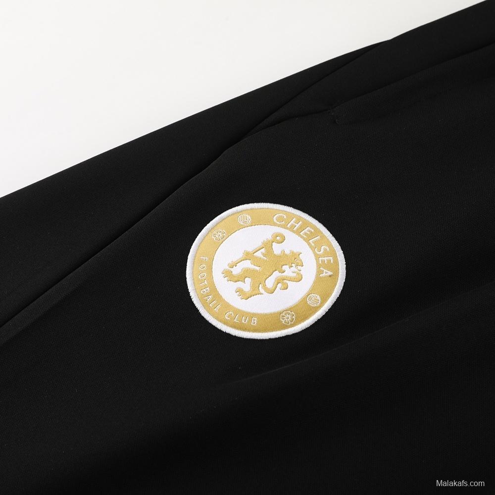 25/26 Chelsea White Half Zipper Jacket+Long Pants