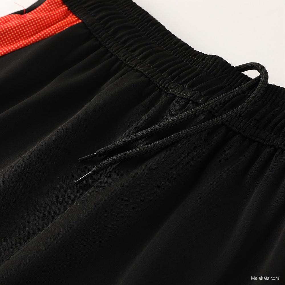 2025 Belgium Black Short Sleeve+Soccer Shorts