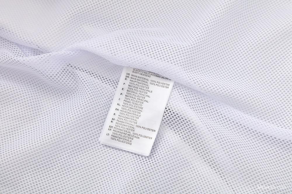 25/26 Manchester United White S-3XL Half Zipper Jacket+Long Pants