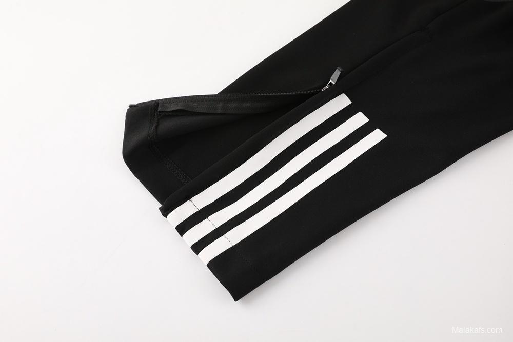 23/24 Turkey Black S-2XL Half Zipper Jacket+Long Pants