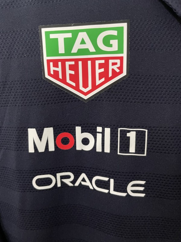 2026 F1 Oracle Red Bull Racing Navy with Red Stripes Polo Shirt