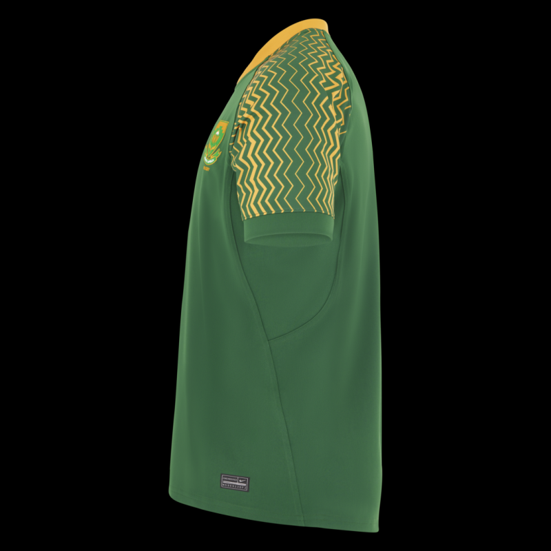 25/26 South Africa Springbok Sevens Green with Gold Chevron Sleeves Jersey
