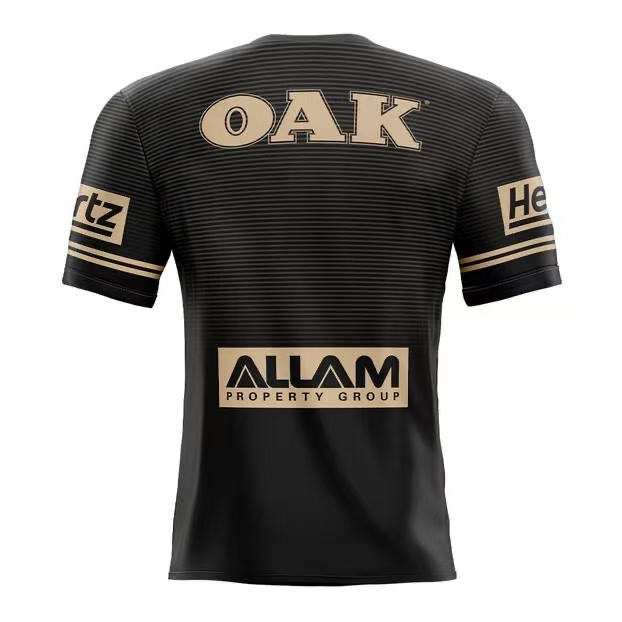 2026 Penrith Panthers Black with Gold Stripes Away Jersey