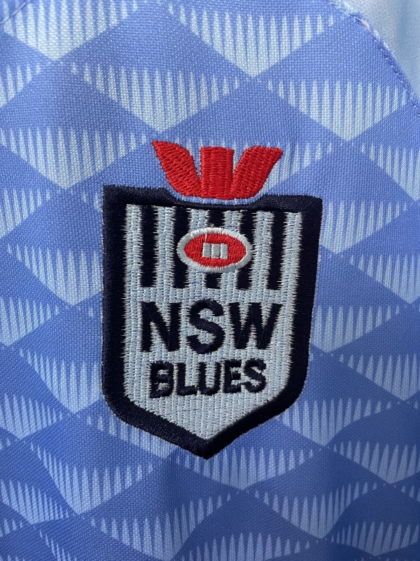 2026 NSW Blues Sky Blue to Navy Blue Gradient with Diamond Pattern Women's Jersey