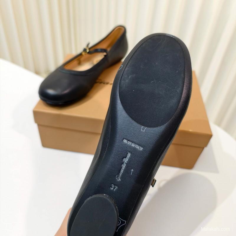 Gianvito Rossi Bohemian Style Flat Ballet Shoes - LY00310