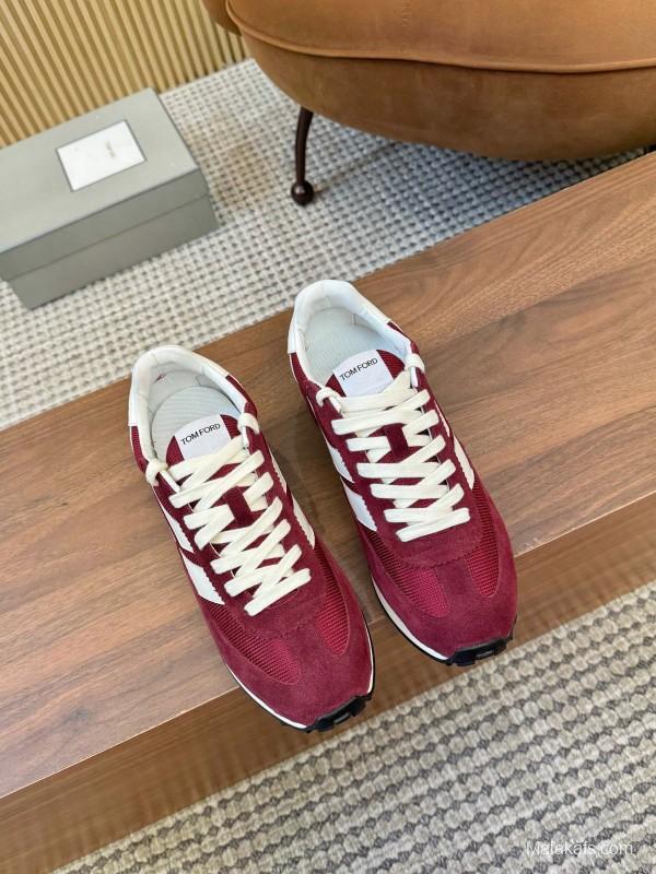 TOM FORD 2025 SS Fashion Casual Shoes with Classic Color Blocking and Cushioned Insole - AS00350