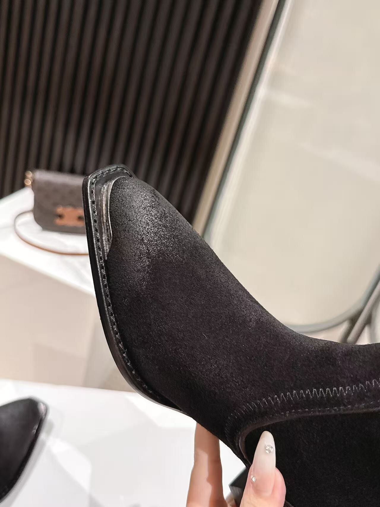 CELINE 2025 SS Fashion Boots with Arch of Triumph Logo - LY00500