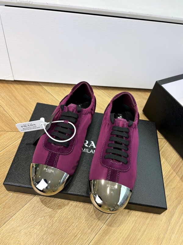 Prada 2025 SS Metal Toe Thin Sole Training Shoes Casual Shoes - LY00280