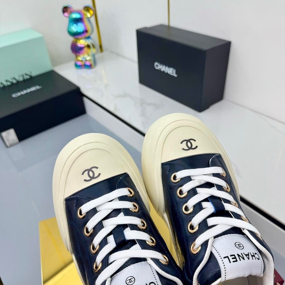 Chanel 2025 SS Panda Loafers Casual Sports Shoes - LY00310