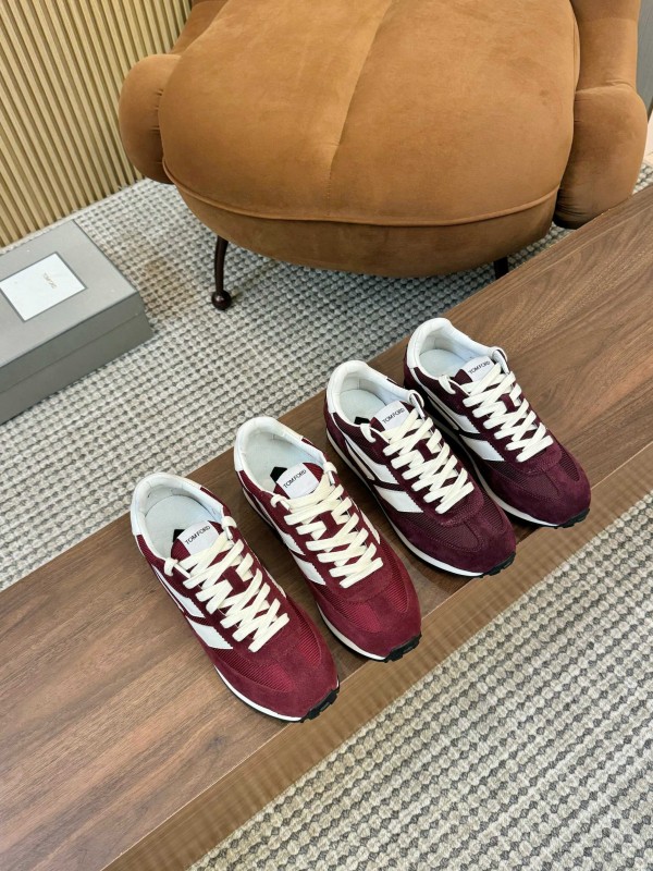 TOM FORD 2025 SS Fashion Casual Shoes with Classic Color Blocking and Imported Leather Insole - AS00350