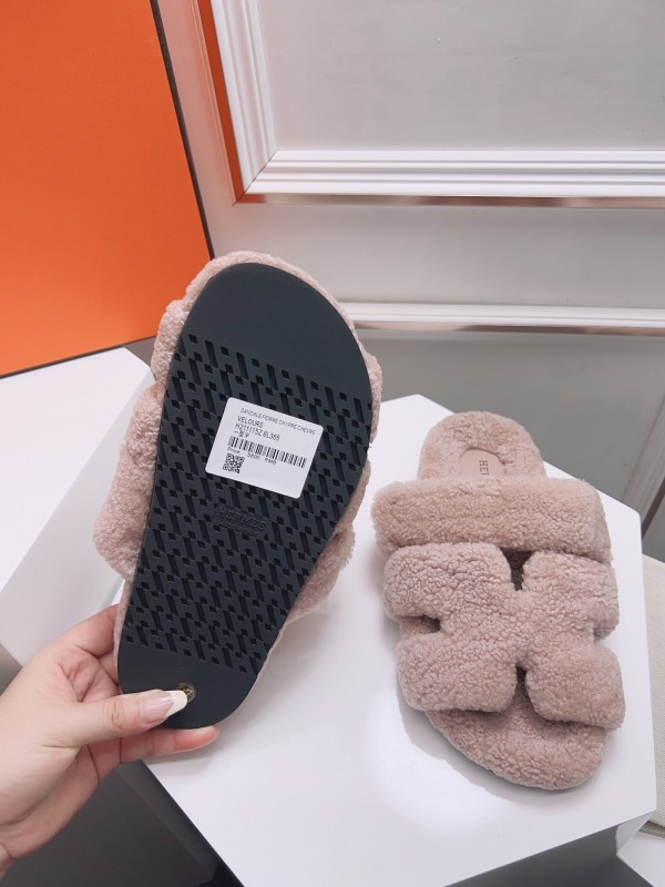 H Erijus Shoes 2025/SS Teddy Wool Slippers - LY00270