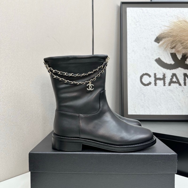 Chanel 2025 SS Short Boots Essential Fall Winter Item - LY00420