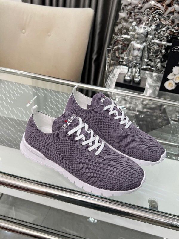 Kiton Four Seasons Classic Casual Knit Shoes - KFY00300