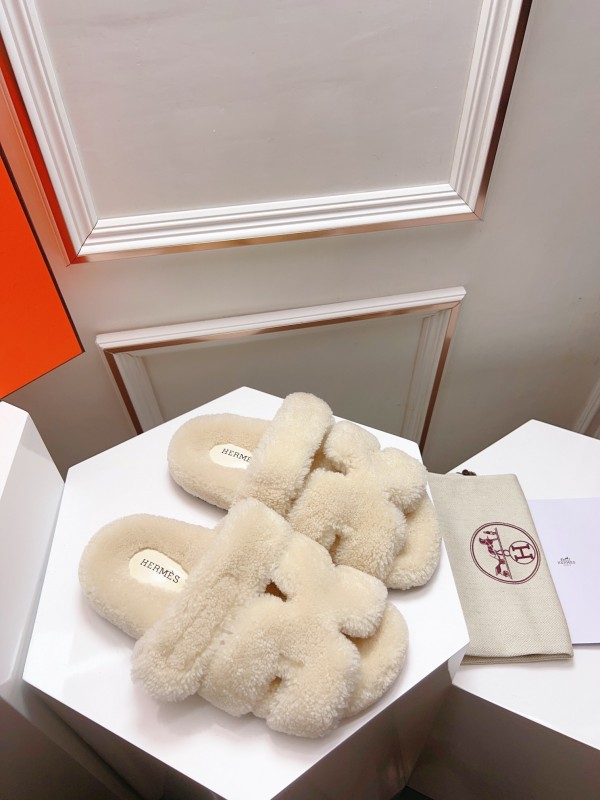 H Love Uncle Shoes Fur Slippers - LY00270