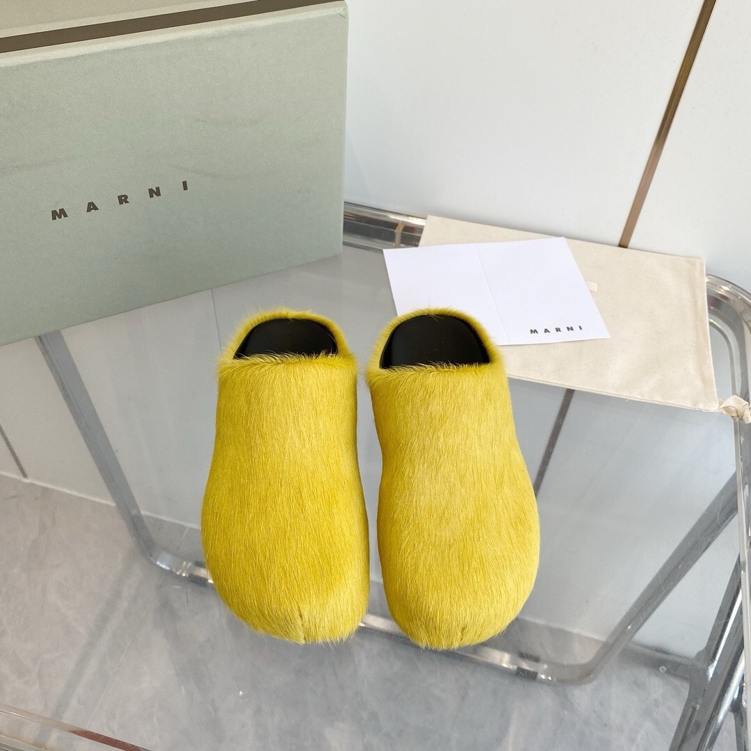 Marni 2025/SS Pony Hair Loafers - LY00