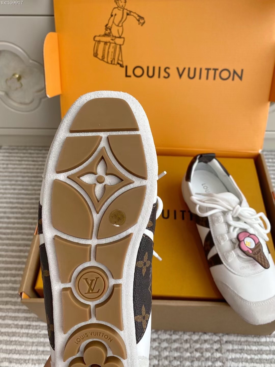 Louis Vuitton SNEAKERINA Ballet Sneakers Couple Edition with Chip - AS00350