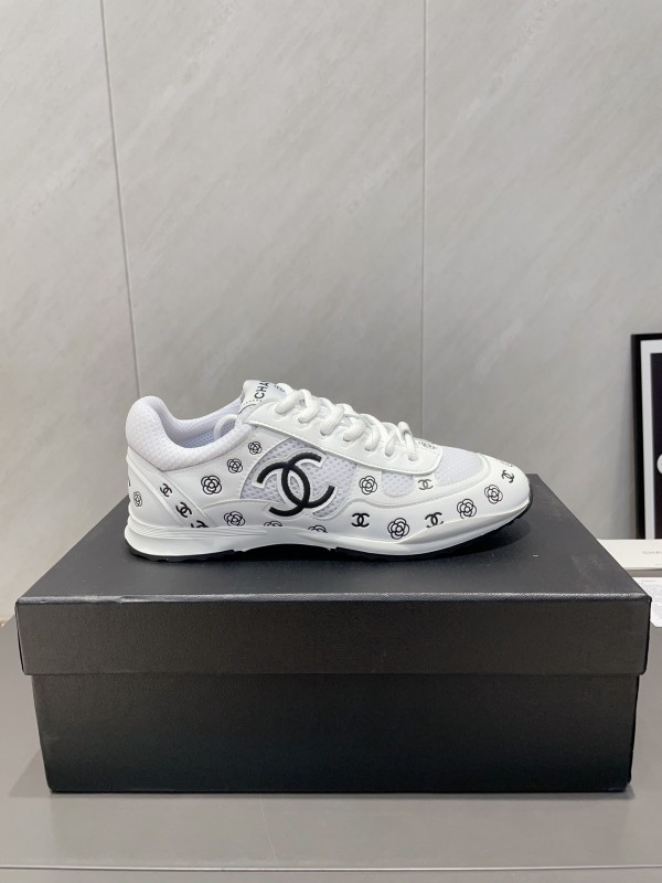 Chanel Silver Horn King II Casual Series Sports Shoes - KFY00330