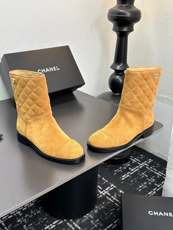 Chanel 2025 SS Short Boots Essential Fall Winter Item - LY00420