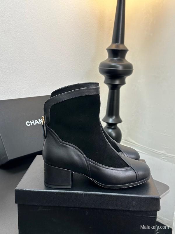 Chanel 2025 SS Short Boots Essential Fall Winter Fashion Item - LY00390