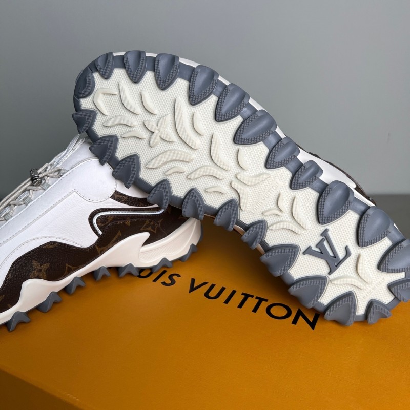 Louis Vuitton LV Circle Low-Top Casual Shoes with Anti-Slip Metal Accessories - YC