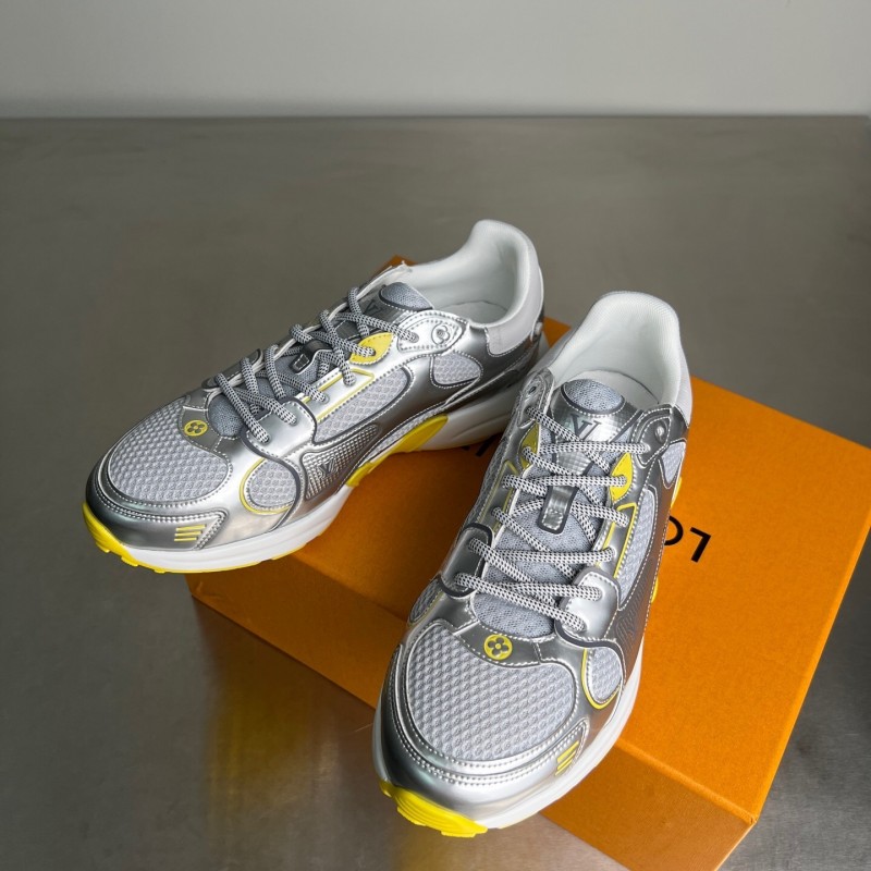 L v Olympia Round Toe Lace-Up Low Top Casual Lifestyle Shoes - YC