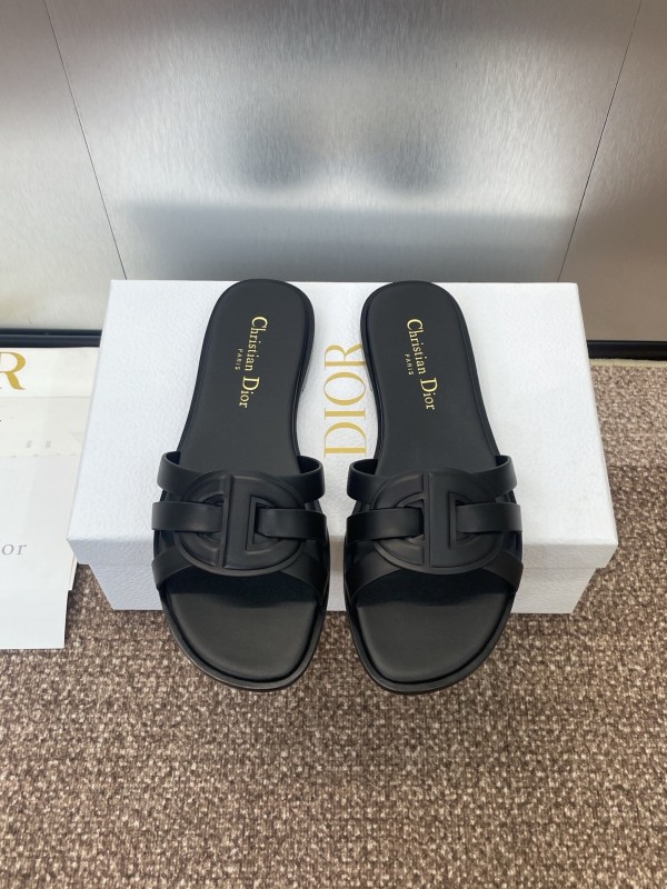 Dior D-Club Jelly Color Hollow Layered Cross-Strap Women Sandals - KFY00280