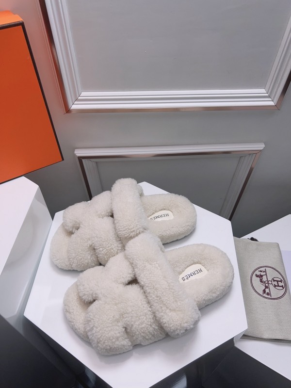 H Love Erjiu Fur Slippers - LY00270