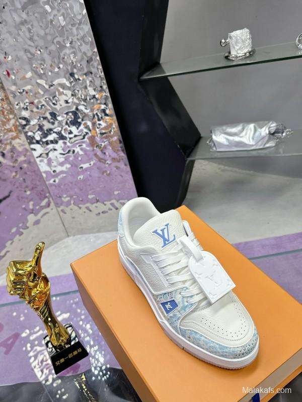 Louis Vuitton LV Trainer Maxi Sneakers Snake Print Series - AS00430
