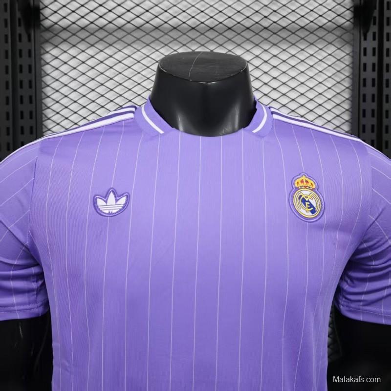 Player Version 25/26 Real Madrid Purple Adidas Original Jersey