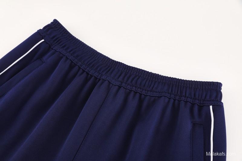 2025 Adidas Colorful Blue Full Zipper Jacket+Long Pants