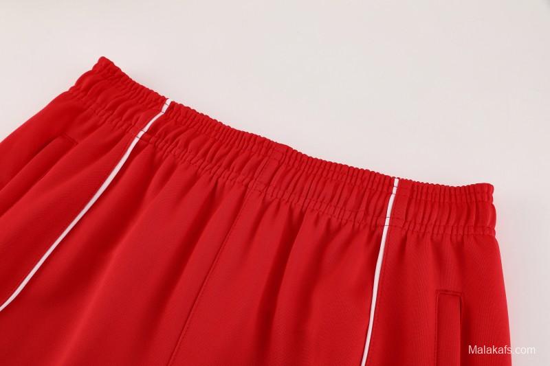 25/26 Bayern Munich Red Full Zipper Jacket+Long Pants