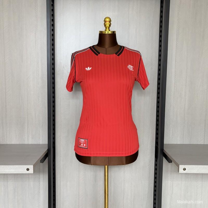 25/26 Women Flamenco Retro Red Jersey