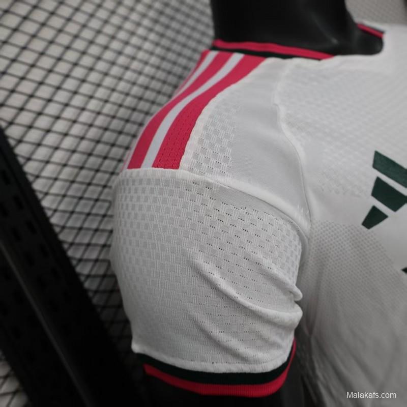 26/27 Player Version Real Madrid Home White Pink Black Jersey