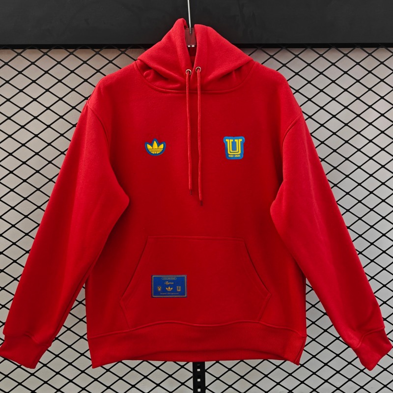 25/26 Tigres UANL Embroidered Logo Hoodie 9 Colors