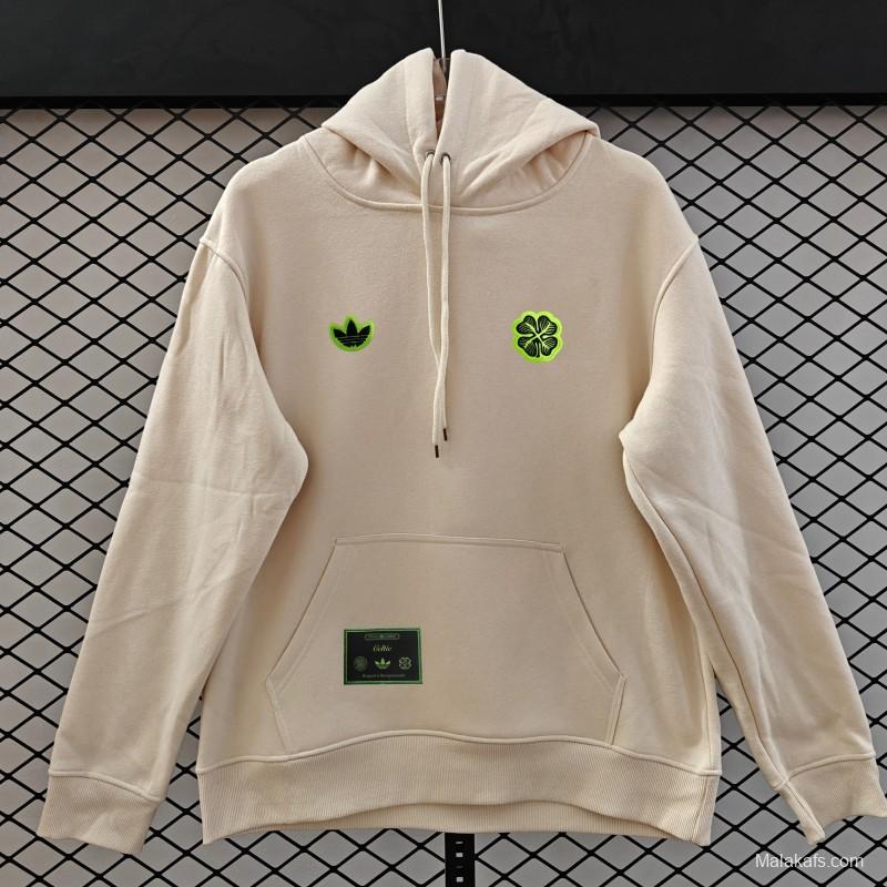 25/26 Celtic Embroidered Logo Hoodie 9 Colors