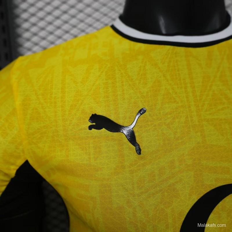 25/26 Player Version Borussia Dortmund Yellow with Black Trim Cup Jersey