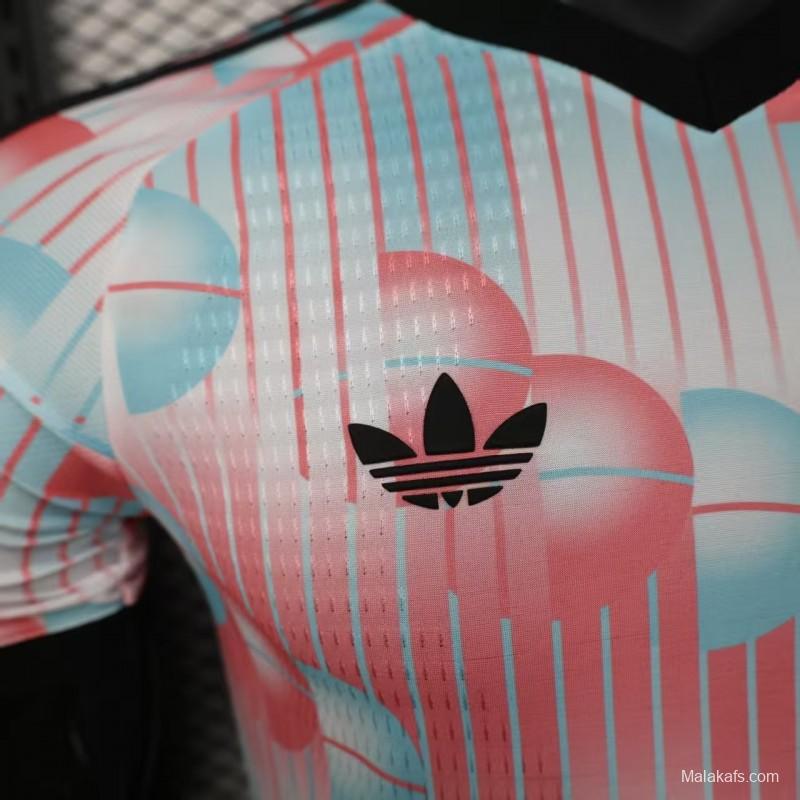 2026 Player Version Belgium Away White Pink Jersey