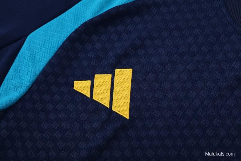 26/27 Spain Navy Blue Short Sleeve+Soccer Shorts