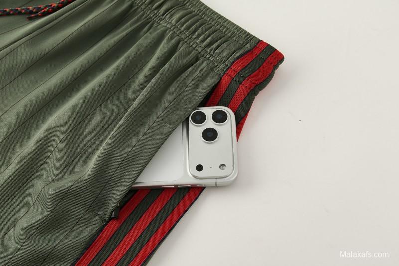 26/27 Bayern München  Forest Green  Pinstripe  Short Sleeve+Soccer Shorts