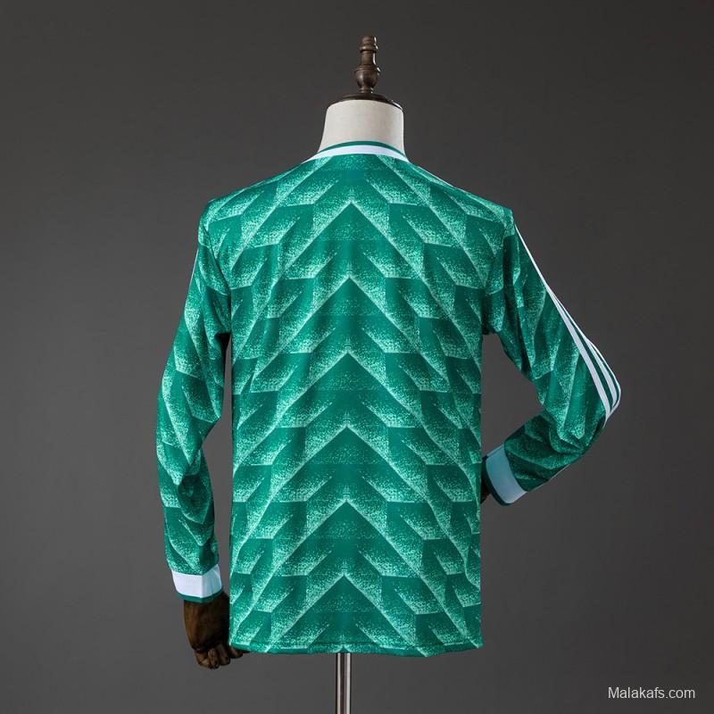 90/91 Germany Away Retro Long Sleeve Jersey