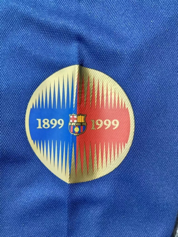 Retro 1899/1999 Kids Barcelona Centennial Long Sleeve Jersey