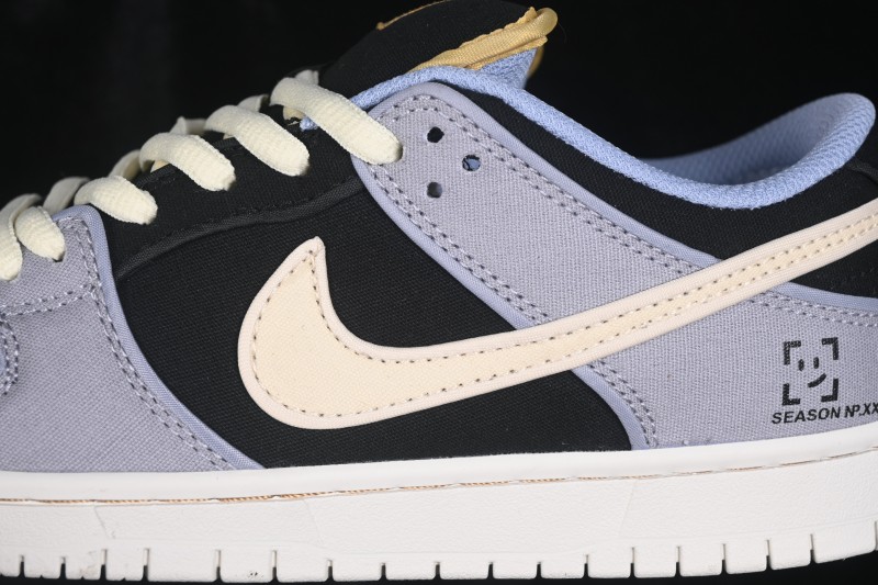 Nike SB Dunk Low Skateboarding Shoes with Cushioned Collar - FN5880-001